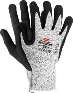     Rękawice robocze powleczone nitrylem RBLACKCUT BWB