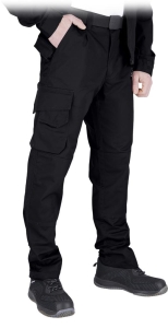     Spodnie robocze do pasa czarne LH-VOBSTER B