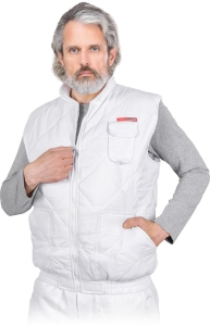     Bezrękawnik roboczy ocieplany męski biały VMO-WHITE W