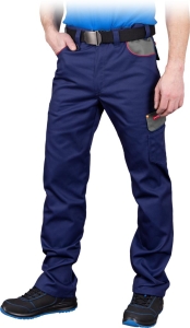     Spodnie robocze do pasa granatowo-szare SPF GS