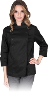     Bluza kucharska damska czarna VOLTA-L BDC