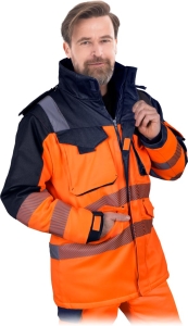     Kurtka robocza ocieplana ostrzegawcza - zimowa LH-JACWINTER PG