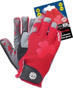     Rękawice robocze skórzano-materiałowe RVOLCANO CSB