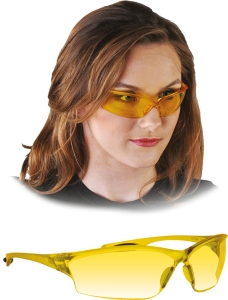     Okulary ochronne przeciwodpryskowe żółte MCR-LAW Y