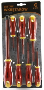     Gertu zestaw wkrętaków izolowanych 1000v GWKR7S