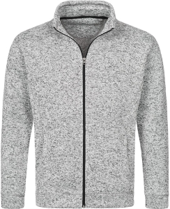     Bluza rozpinana polarowa - męska SST5850 LGM