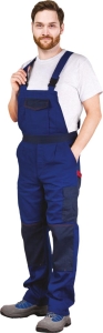     Spodnie robocze ogrodniczki niebiesko-granatowe BOMULL-B NG