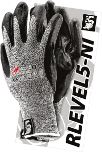     Rękawice robocze z włókna szklanego i przędzy RLEVEL5-NI BWB