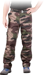     Spodnie robocze do pasa z odpinanymi nogawkami moro LH-HUNSPO MO