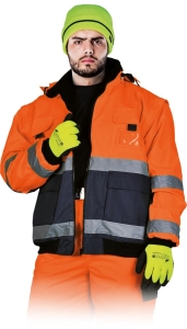     Kurtka robocza ocieplana polarowa wodoodporna - zimowa LH-VIBER PG