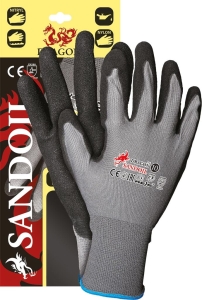     Rękawice robocze nylonowe powlekane nitrylem SANDOIL SB