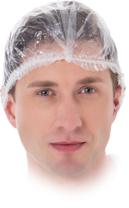     Czepek z polietylenu opakowanie 100 sztuk CZE-FOL T