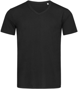     T-shirt męski v-neck SST9010 BLO
