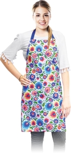     Fartuch florystyczny multikolor - biały FPB-FOLK MCW