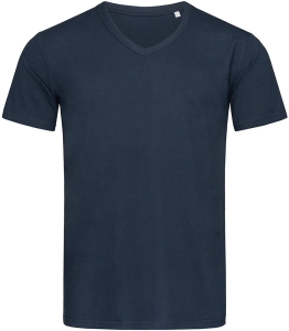     T-shirt męski v-neck SST9010 MAB