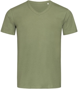     T-shirt męski v-neck SST9010 MIL