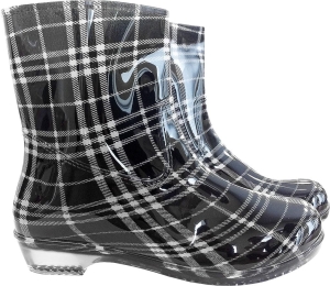     Buty z pcv BTDKCHECK BW