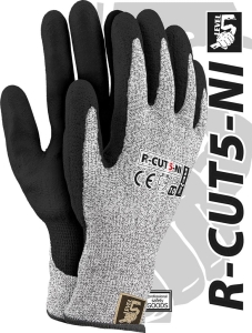     Rękawice robocze powlekane nitrylem R-CUT5-NI BWB