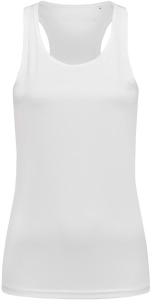     T-shirt damski bez rękawów SST8110 WHI