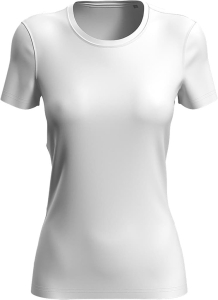     T-shirt damski SST8100 WHI