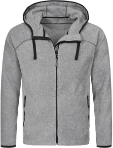     Kurtka polarowa z kapturem - męska SST5040 GYH