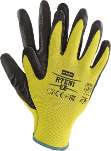     Rękawice robocze powlekane nitrylem RTENI YB