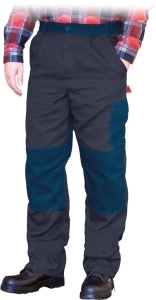     Spodnie robocze do pasa ciemnoszaro-granatowe BOMULL-T DSN