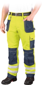     Spodnie robocze ostrzegawcze do pasa LH-FMNX-T YGS
