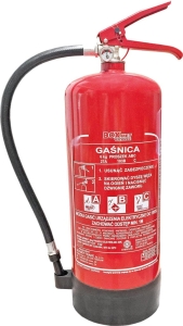     Gaśnica proszkowa 6 kg BX-GP-6XABC-P-E C