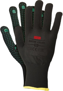     Rękawice poliestrowe z nakropieniem pcv RNYDO-COLOR BZ