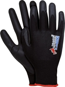     Rękawice robocze nylonowe czarne SLIMTECH BB