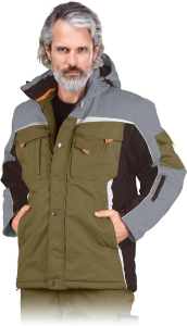     Kurtka robocza ocieplana z odblaskami - zimowa LH-NAW-J KHBRP