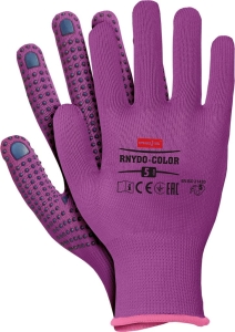    Rękawice robocze z nakropieniem z PCV RNYDO-COLOR RG
