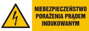 Niebezpieczeństwo porażenia prądem indukowanym