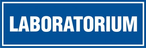 Tabliczka na drzwi - Laboratorium