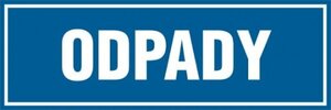 Tabliczka informacyjna – Odpady