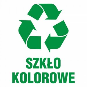 Tabliczka na drzwi - Szkło kolorowe