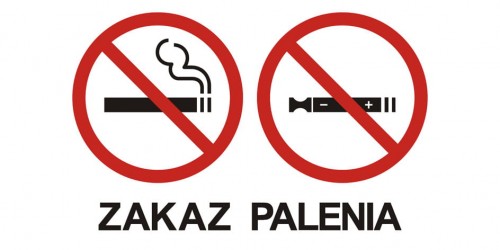 Zakaz palenia tytoniu i papierosów elektronicznych 1