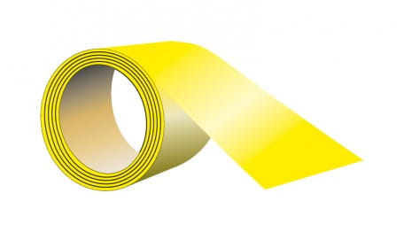 Taśma samoprzylepna podłogowa 5cm x 33mb żółta