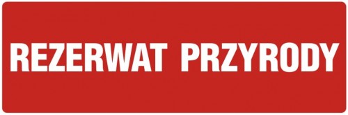 Znak - Rezerwat przyrody
